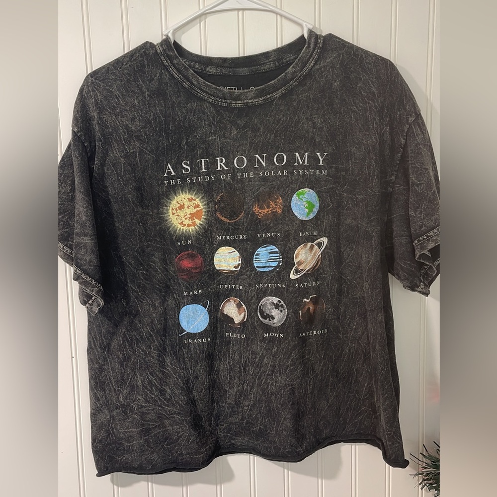 Fifth Sun Astronomy Cropped Tee - LARGE
